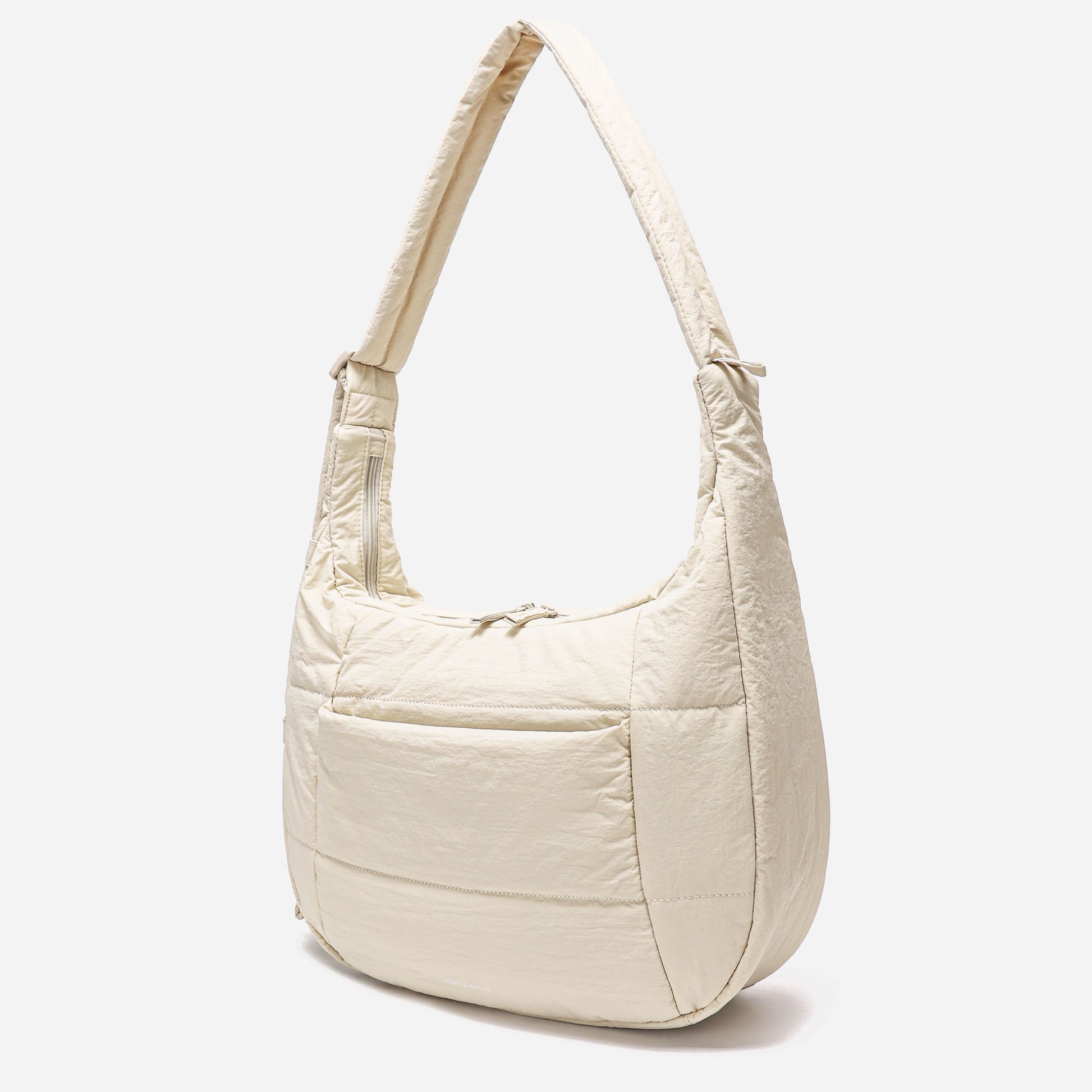 Hobo Puff Crossbody Bag (Milk)