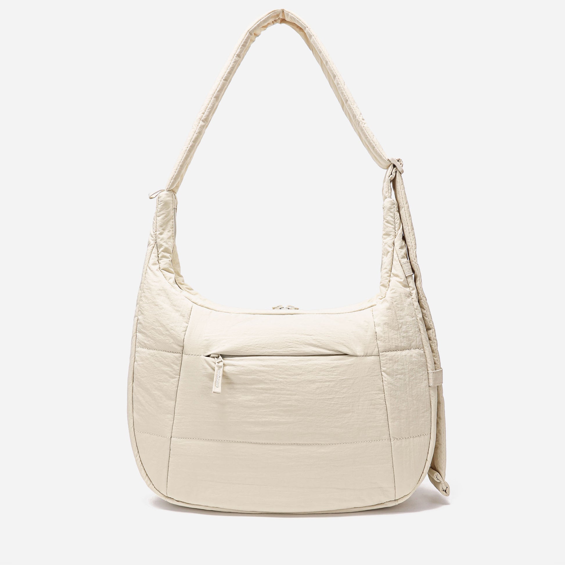 Hobo Puff Crossbody Bag (Milk)