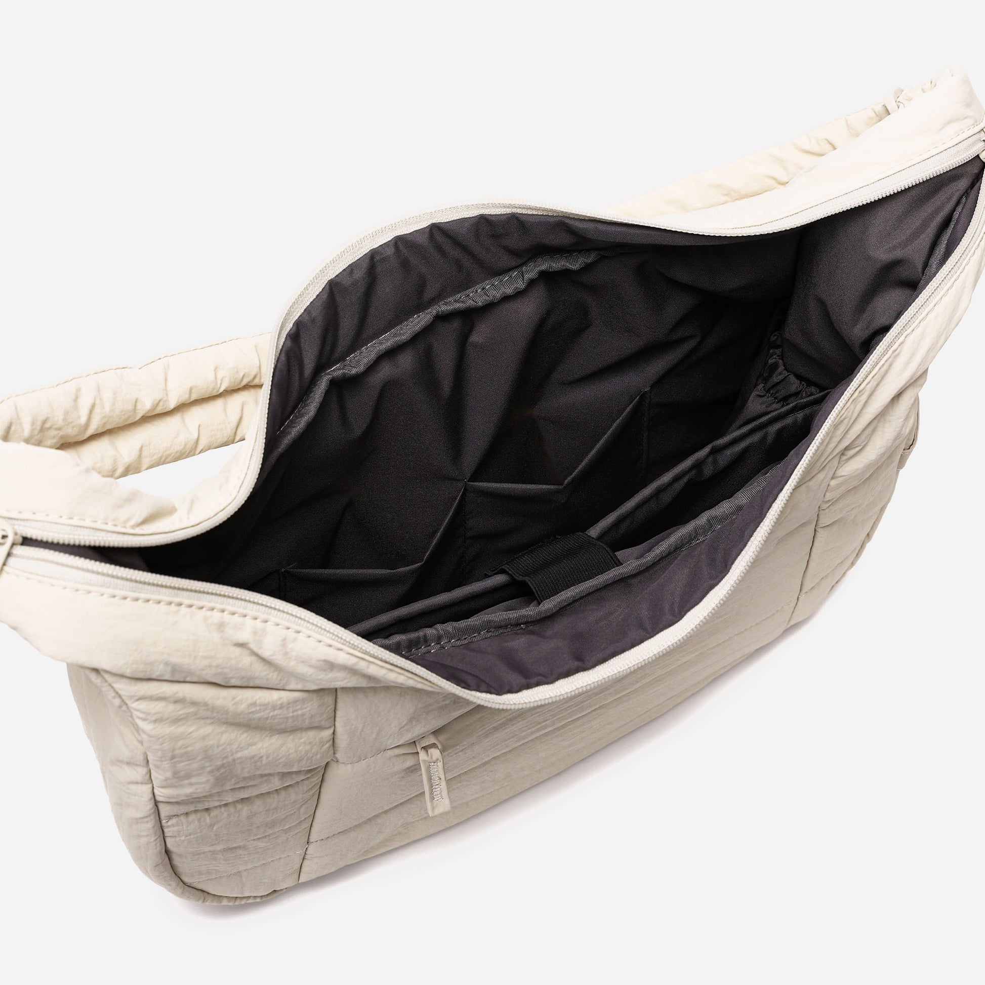 Hobo Puff Crossbody Bag (Milk)