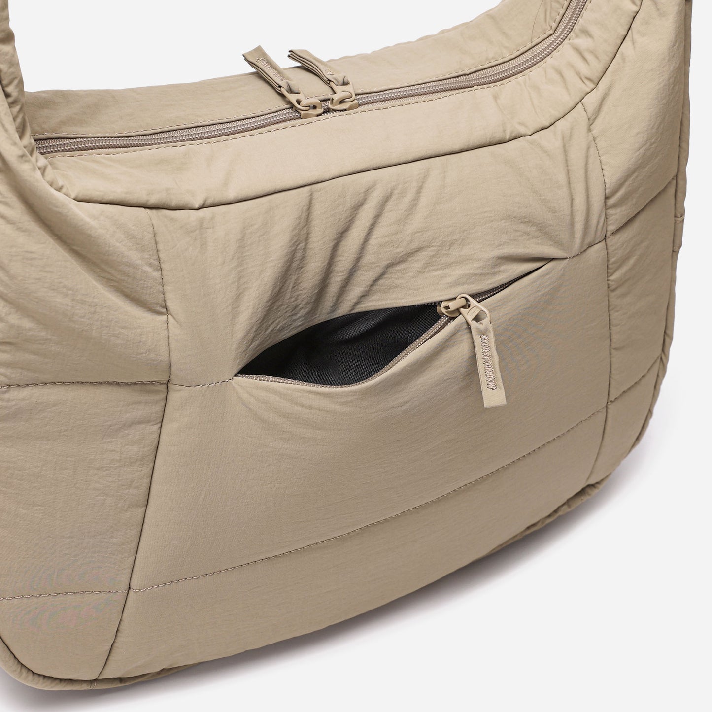 Hobo Puff Crossbody Bag (Sage)