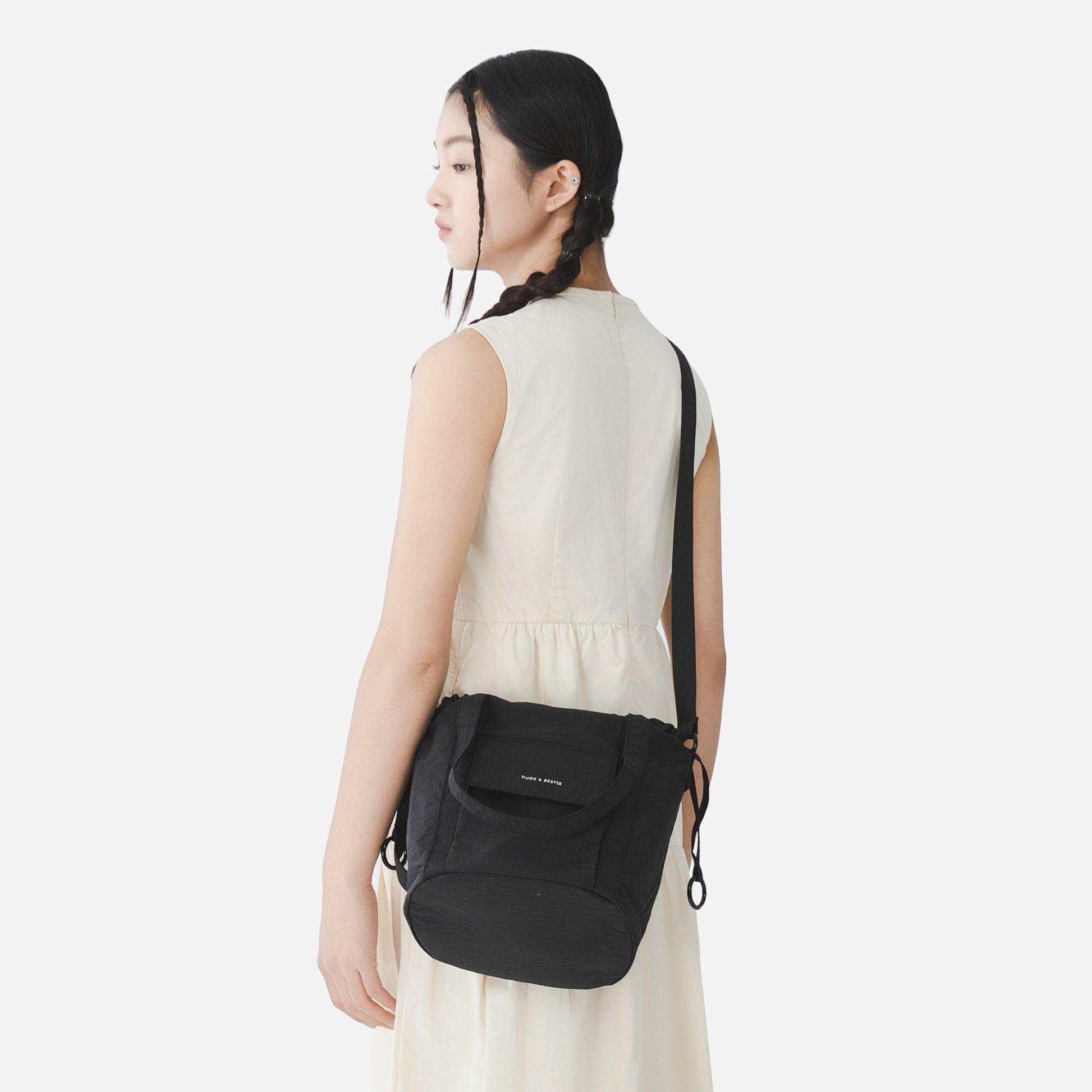 Luna Bucket Bag (Black)