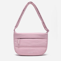 Dude & Bestie Puff Crossbody Bag in Baby Pink