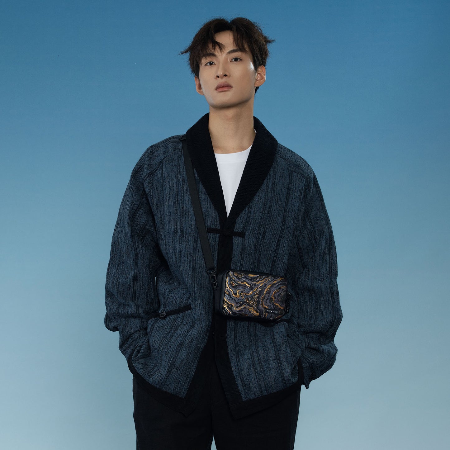 Brick 斜背包 - 「墨流」限定版