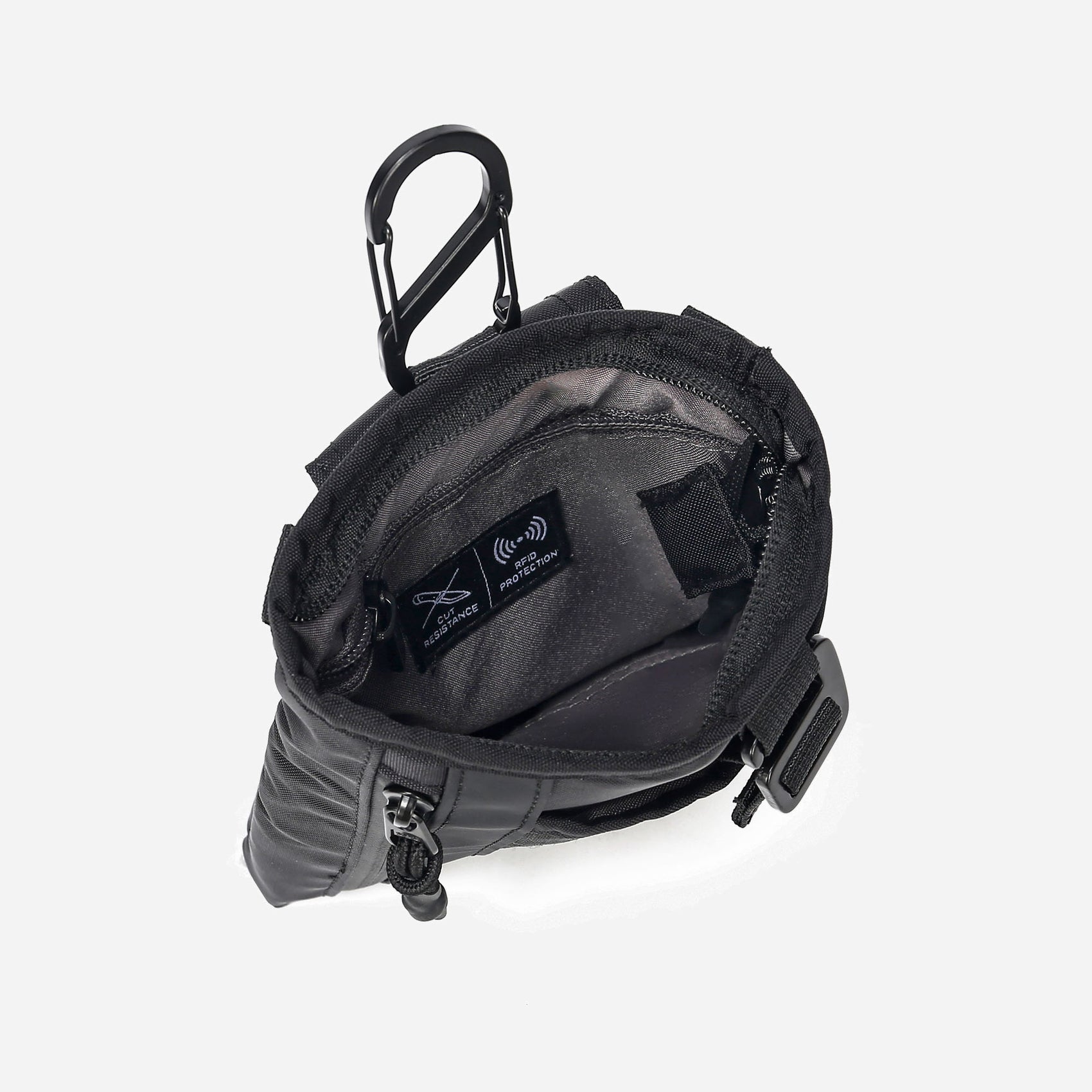 Shield Crossbody Bag (Black)