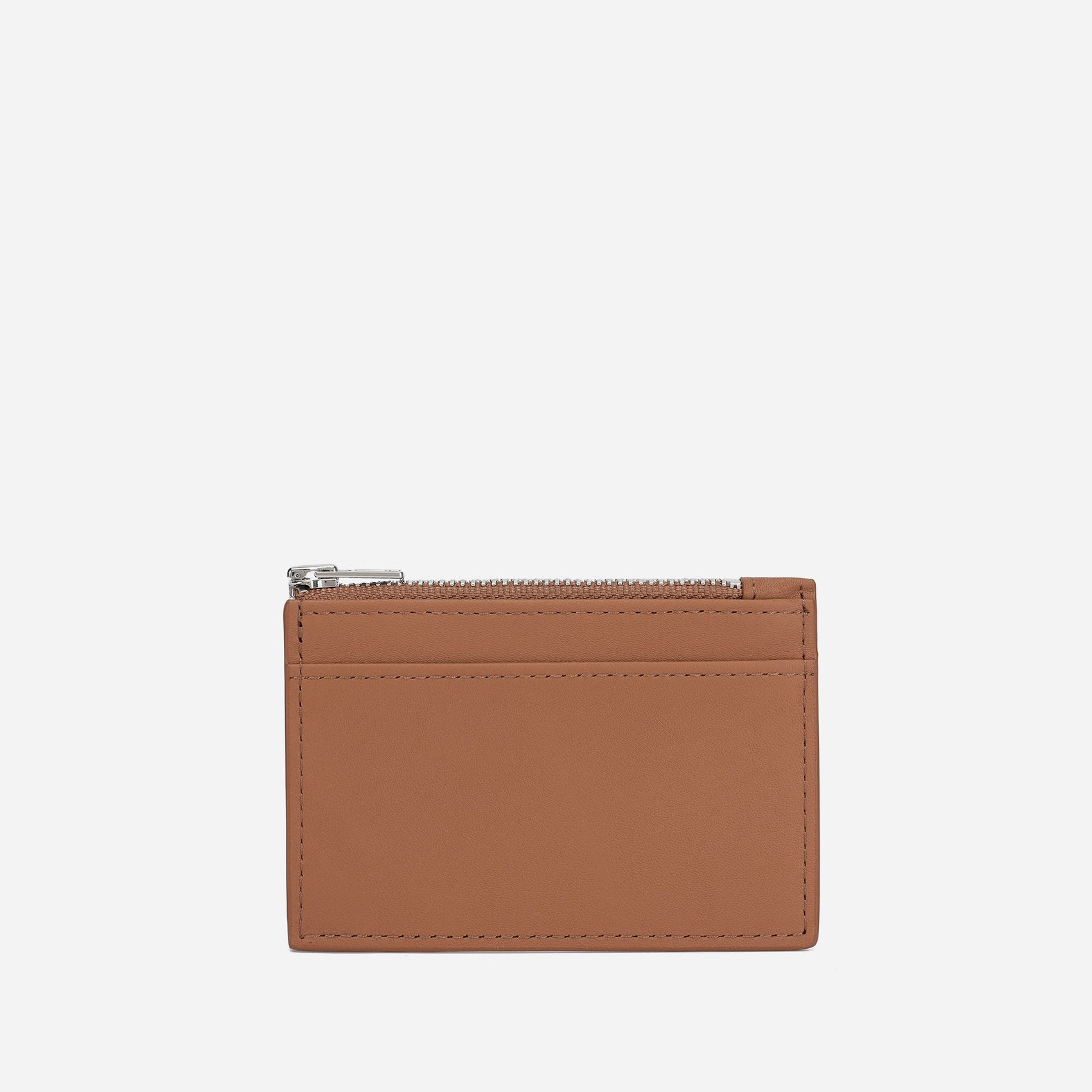 Zipped Card Holder (Gold Brown)