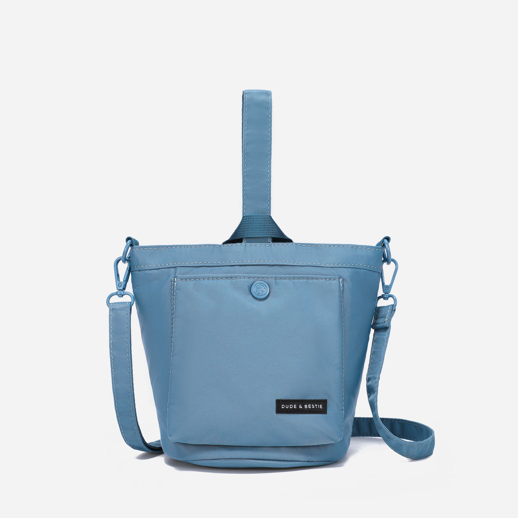 Dude & Bestie Age Bucket Bag (Steel Blue)