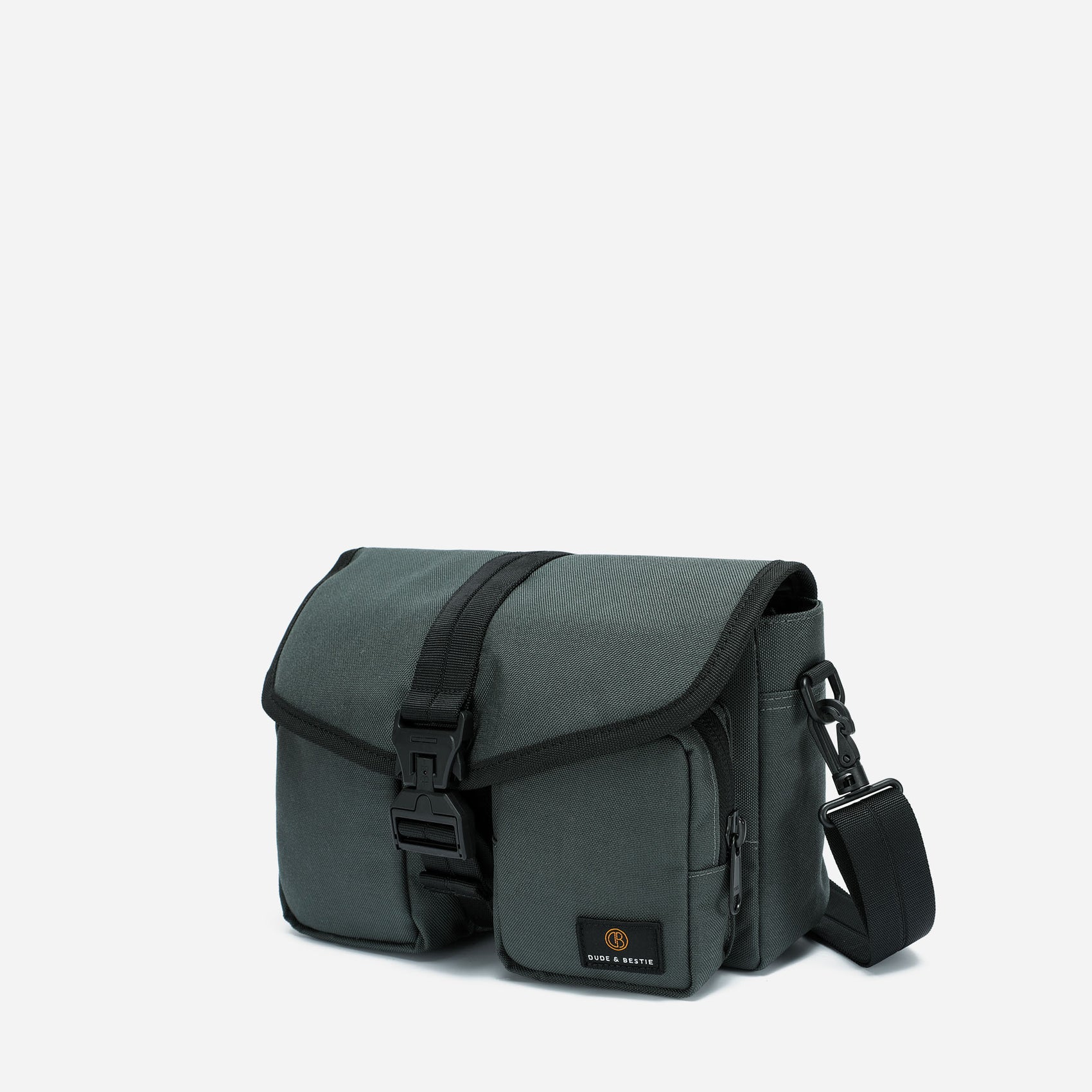 Tank Crossbody Bag (Gray)