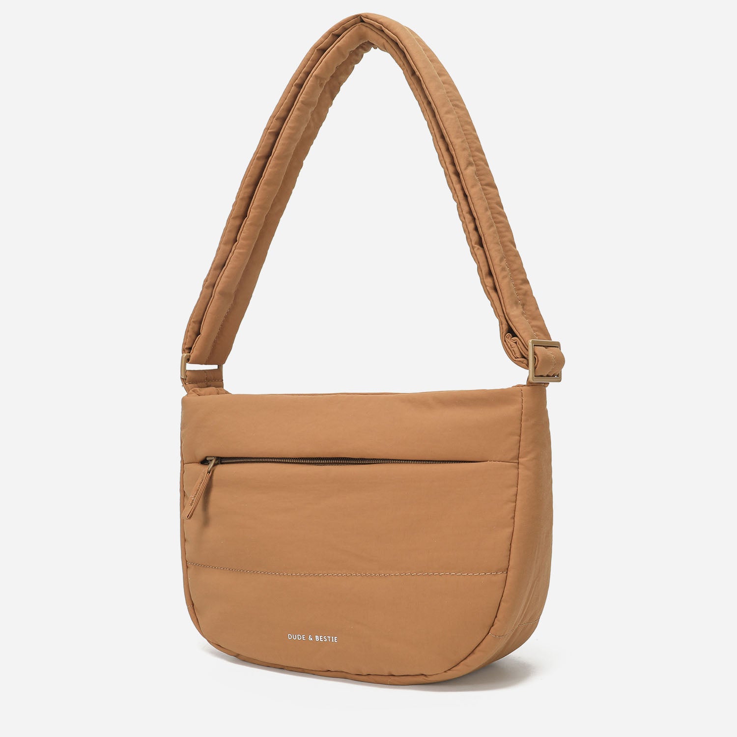Dude & Bestie - Puff Crossbody Bag (Brown)