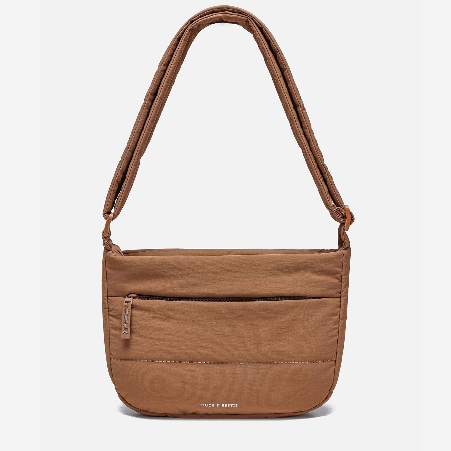 Dude & Bestie - Puff Crossbody Bag (Mocha Brown)