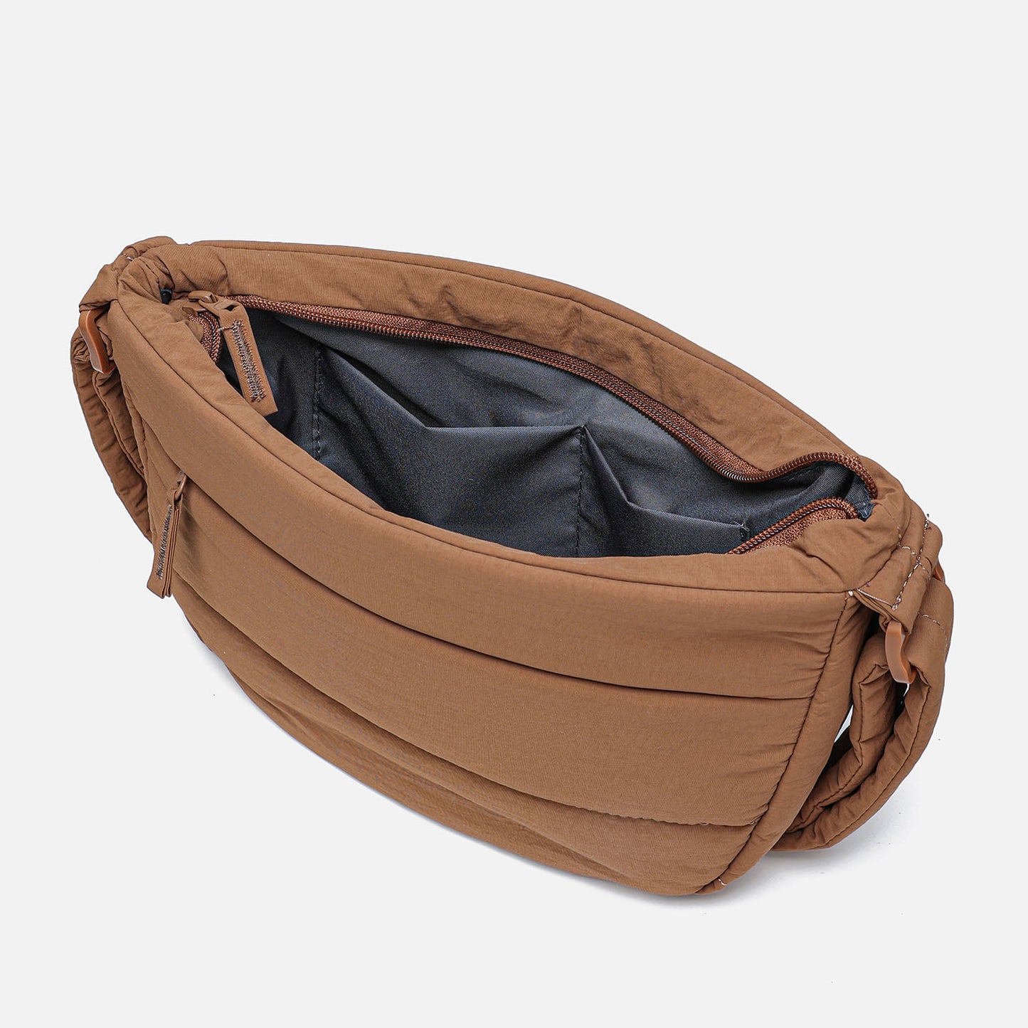 Dude & Bestie - Puff Crossbody Bag (Mocha Brown)