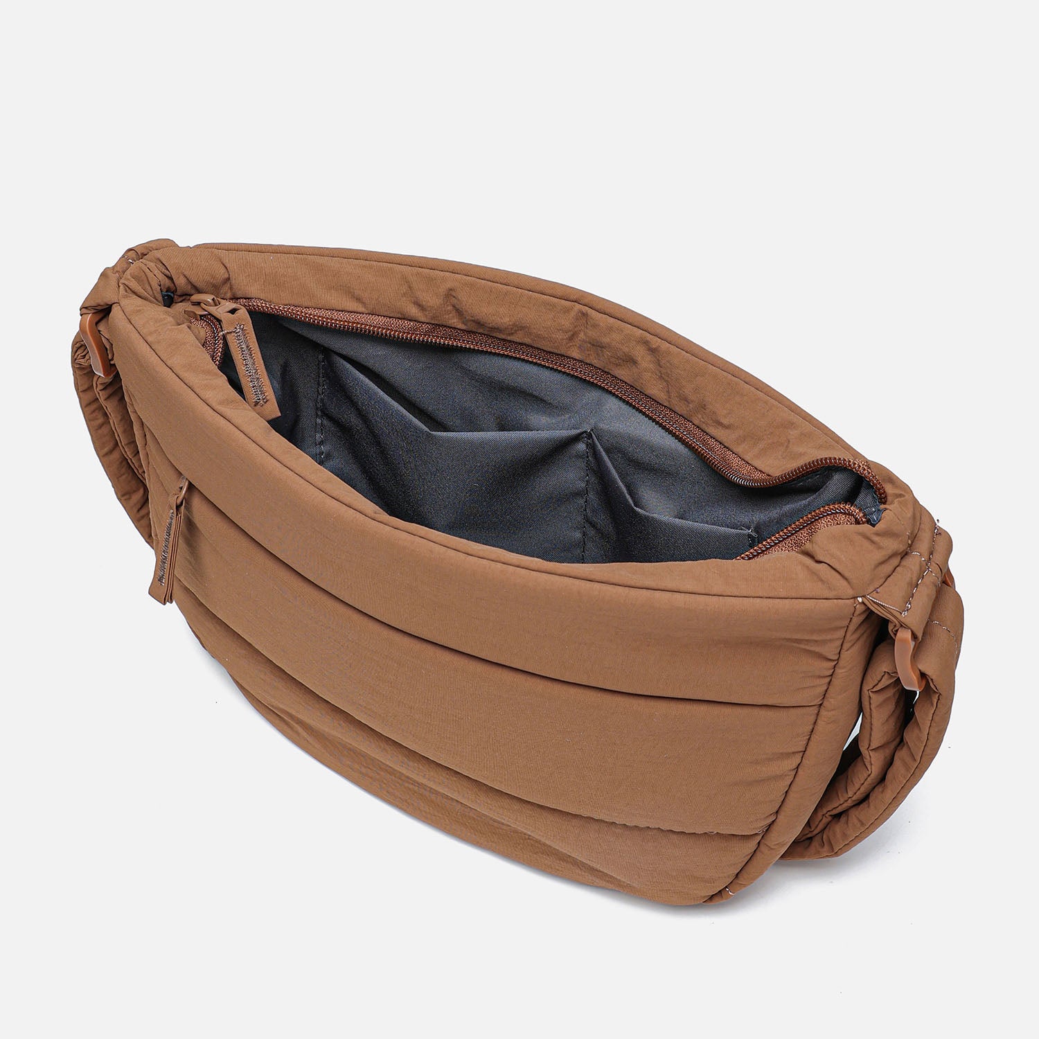 Dude & Bestie - Puff Crossbody Bag (Mocha Brown)