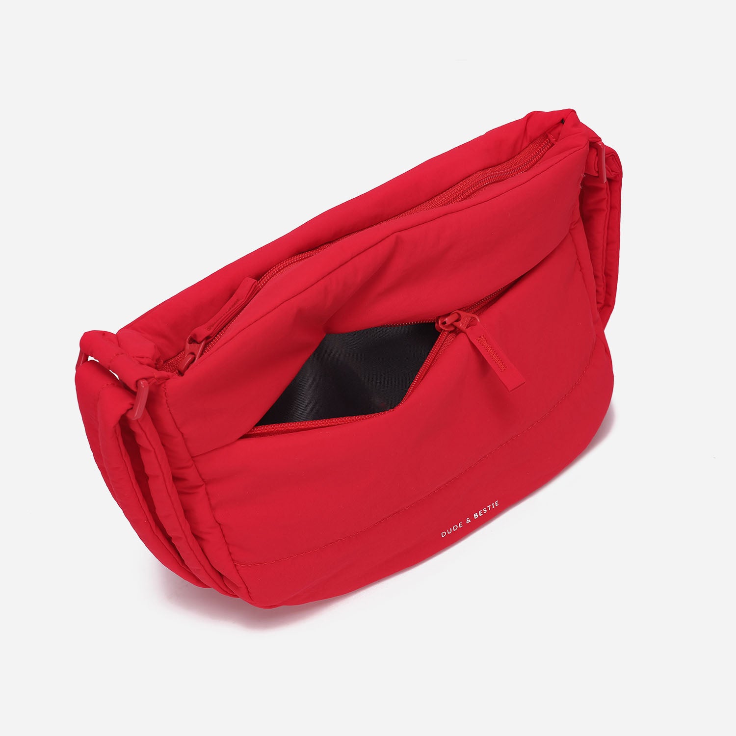 Dude & Bestie - Puff Crossbody Bag (Tomato Red)