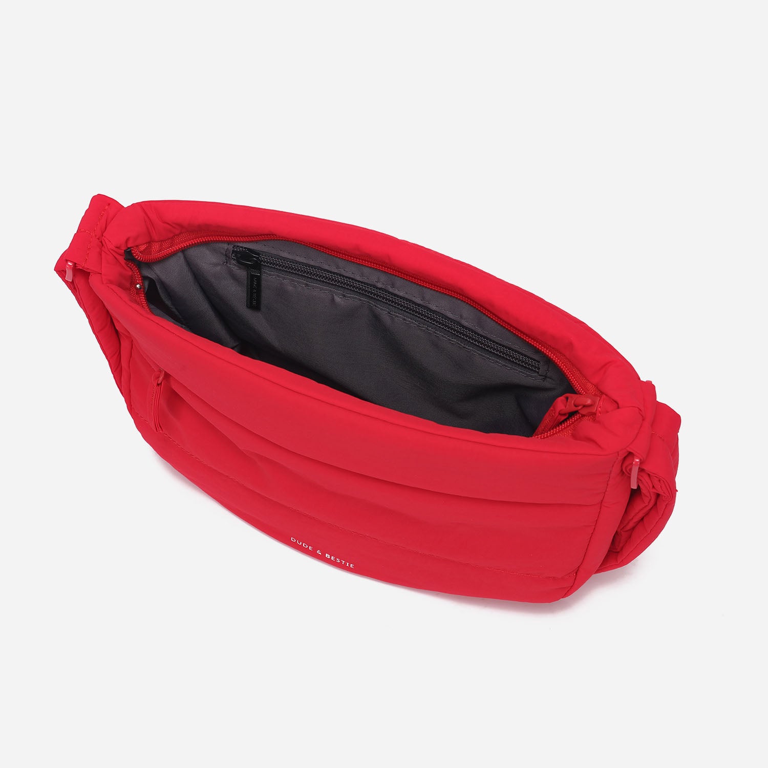 Dude & Bestie - Puff Crossbody Bag (Tomato Red)