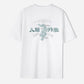 The Eight Strengths of Ganryu Dragon Embroidery T-Shirt - White Color