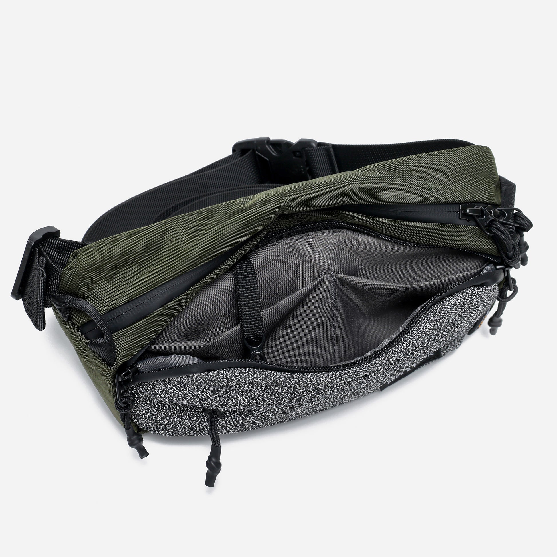 Anti-Theft Slash-Proof RFID Guard Sling Bag - Green Color