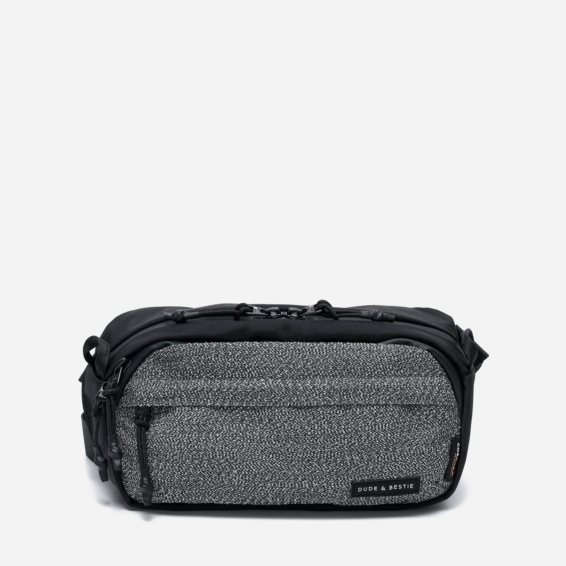 Anti-Theft Slash-Proof RFID Guard Sling Bag - Black Color