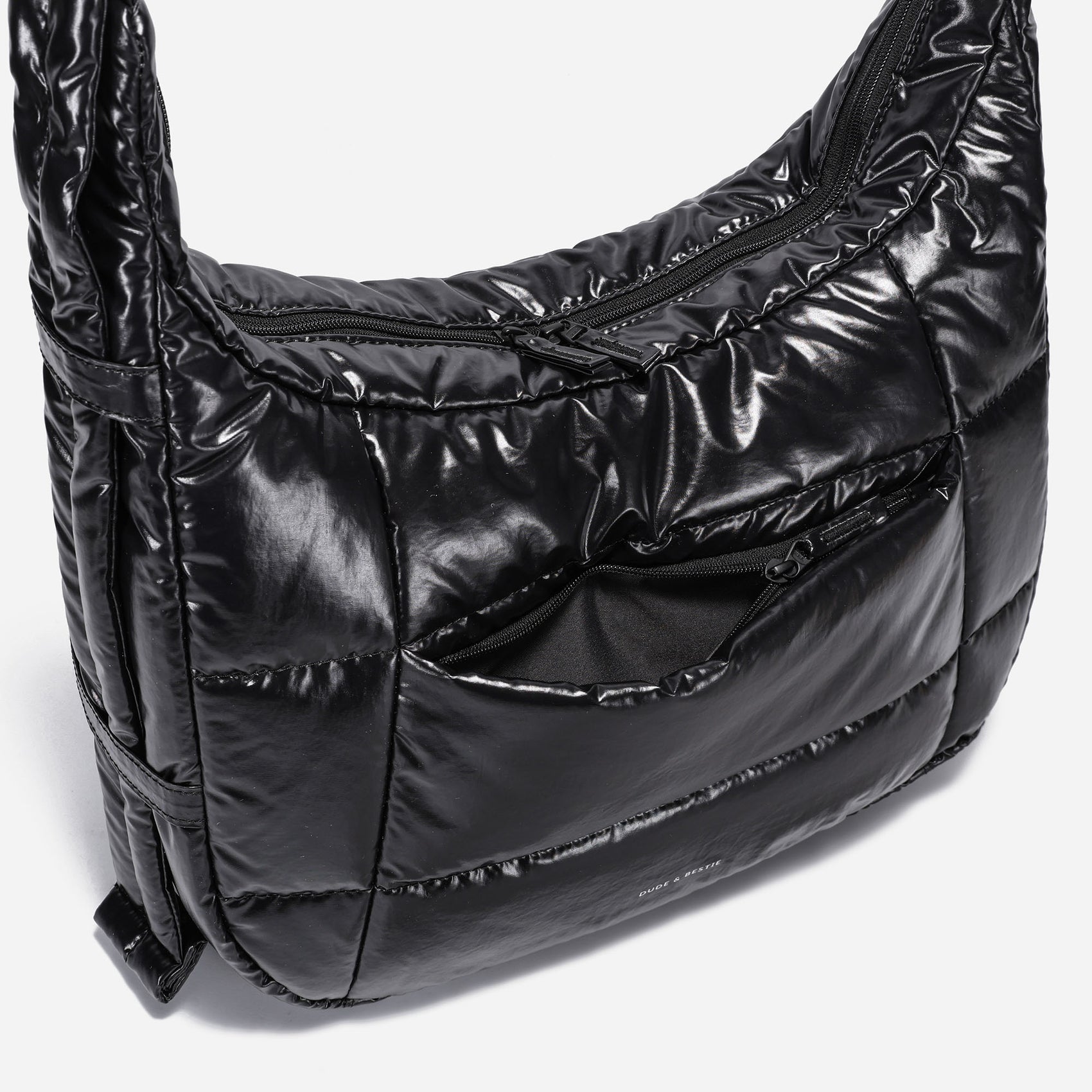 Hobo Puff Bag Polish (Black)
