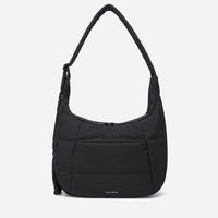 Hobo Puff Crossbody Bag (Black)