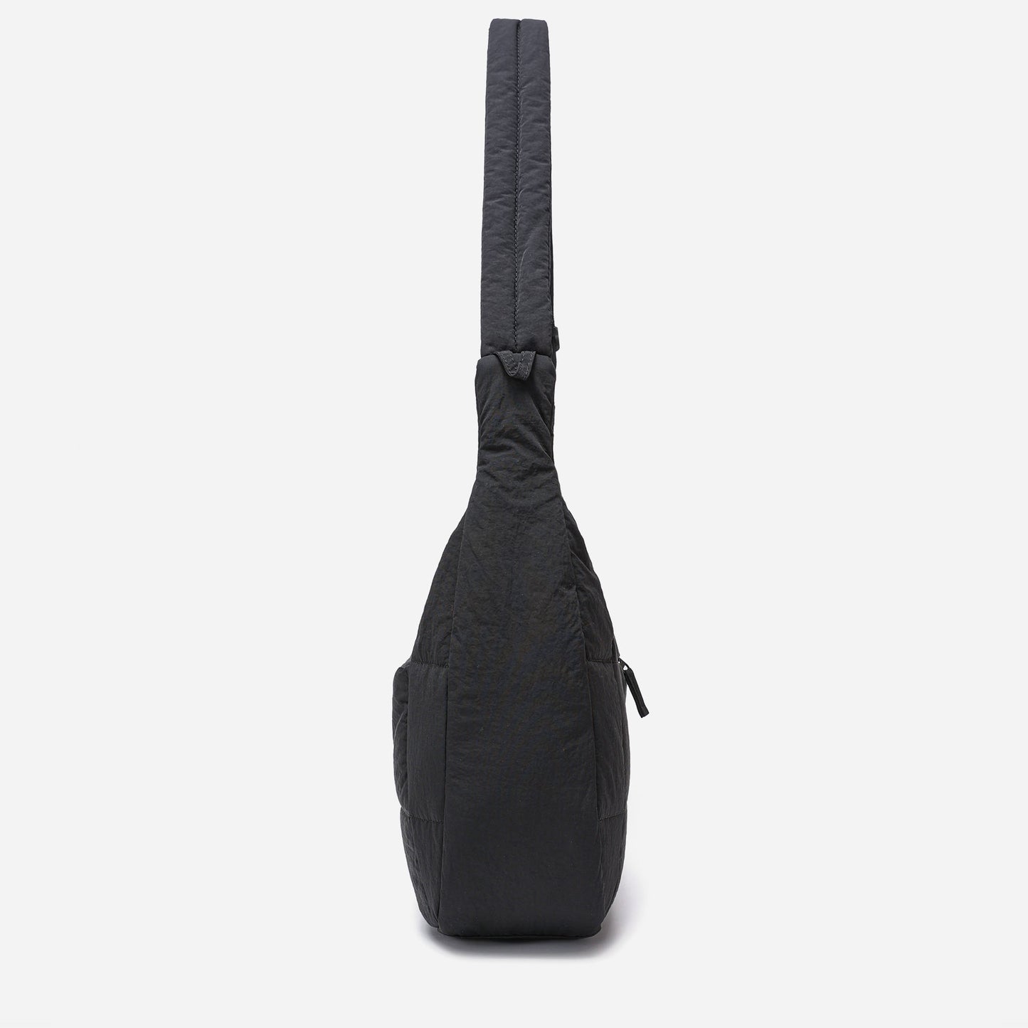 Hobo Puff Crossbody Bag (Black)
