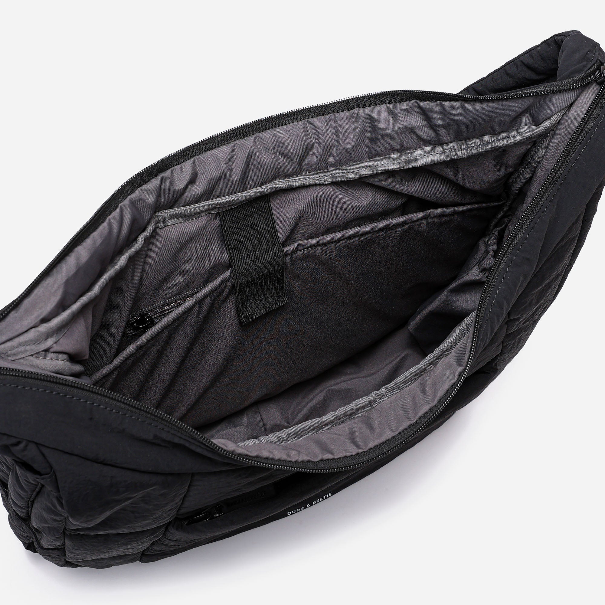 Puff Hobo Bag Crossbody Bags Dude & Bestie (Black)