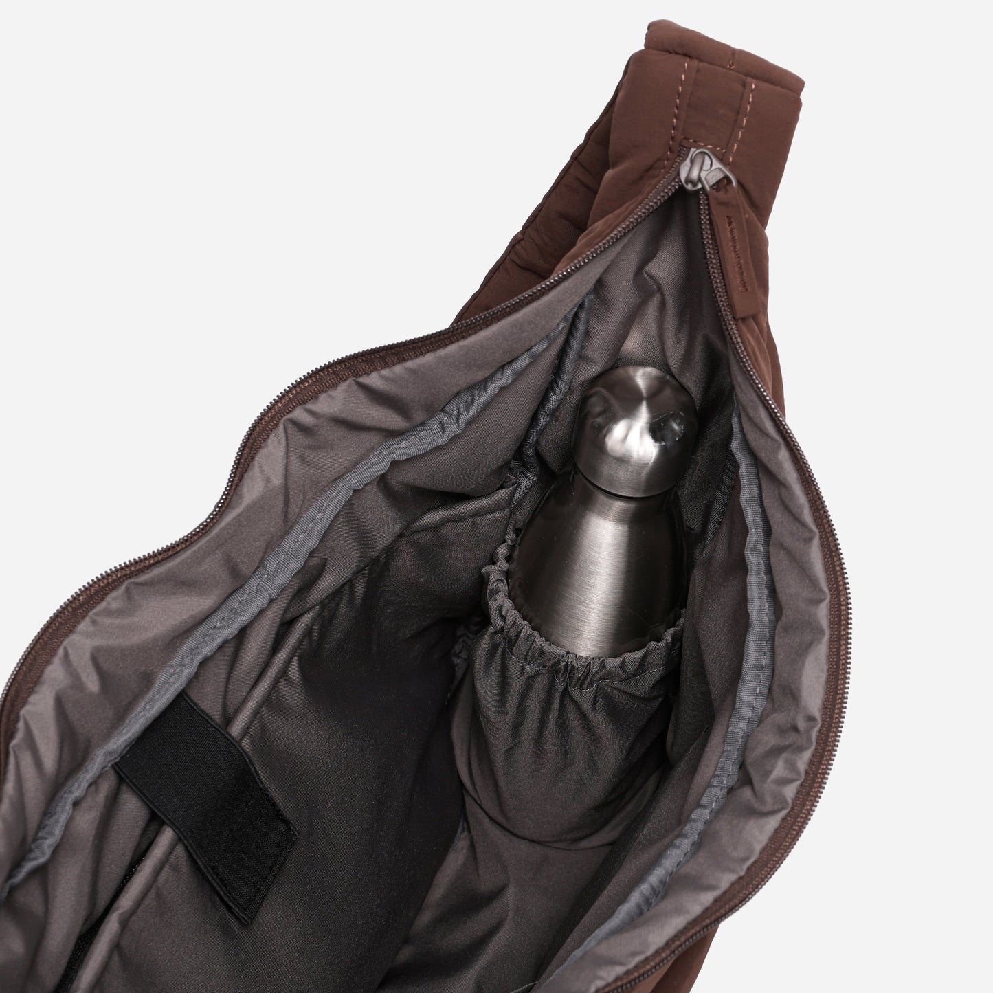 Puff Hobo Bag Crossbody Bags Dude & Bestie (Choco Brown)