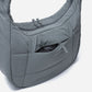 Hobo Puff Crossbody Bag (Cold Gray)