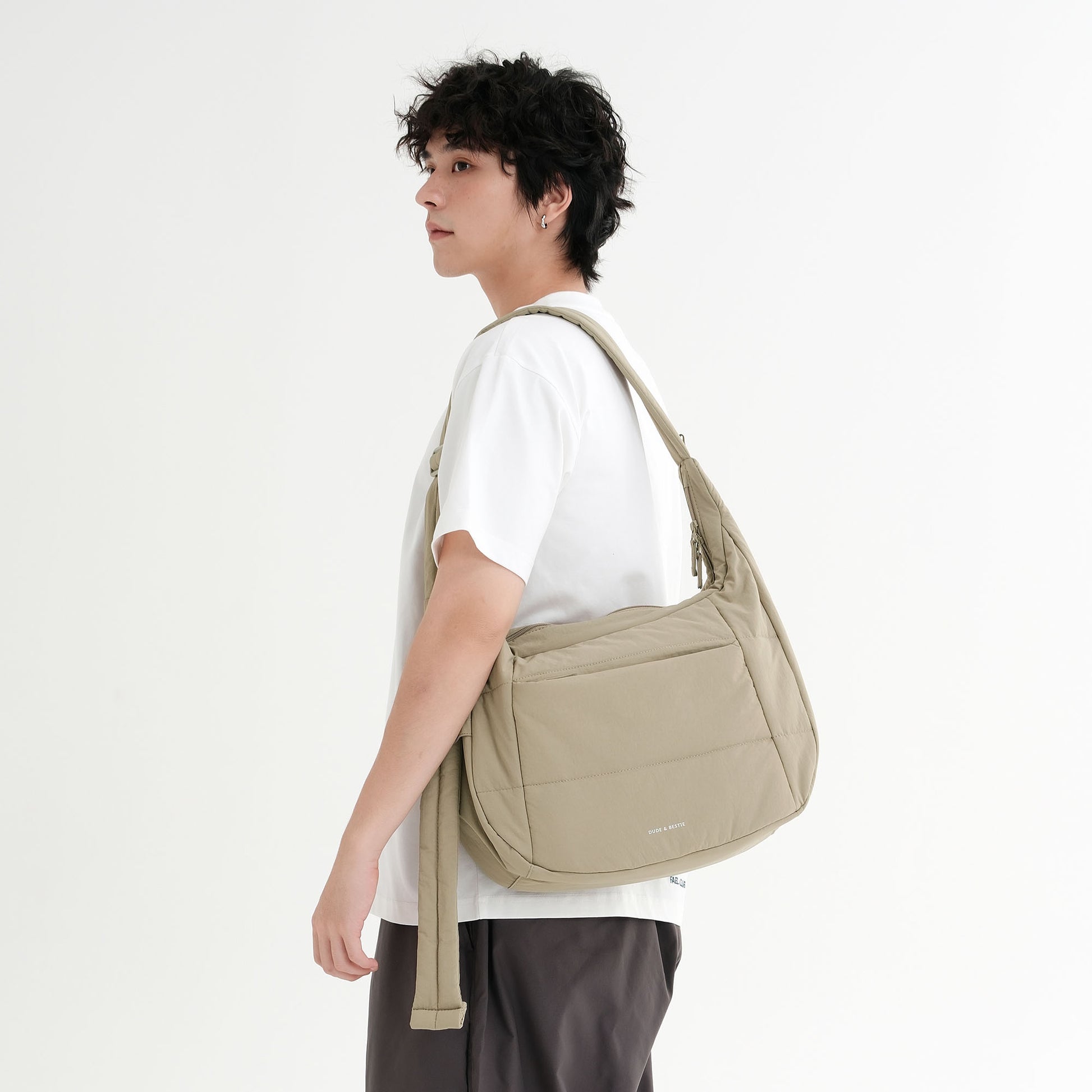 Puff Hobo Bag Crossbody Bags Dude & Bestie (Sage)