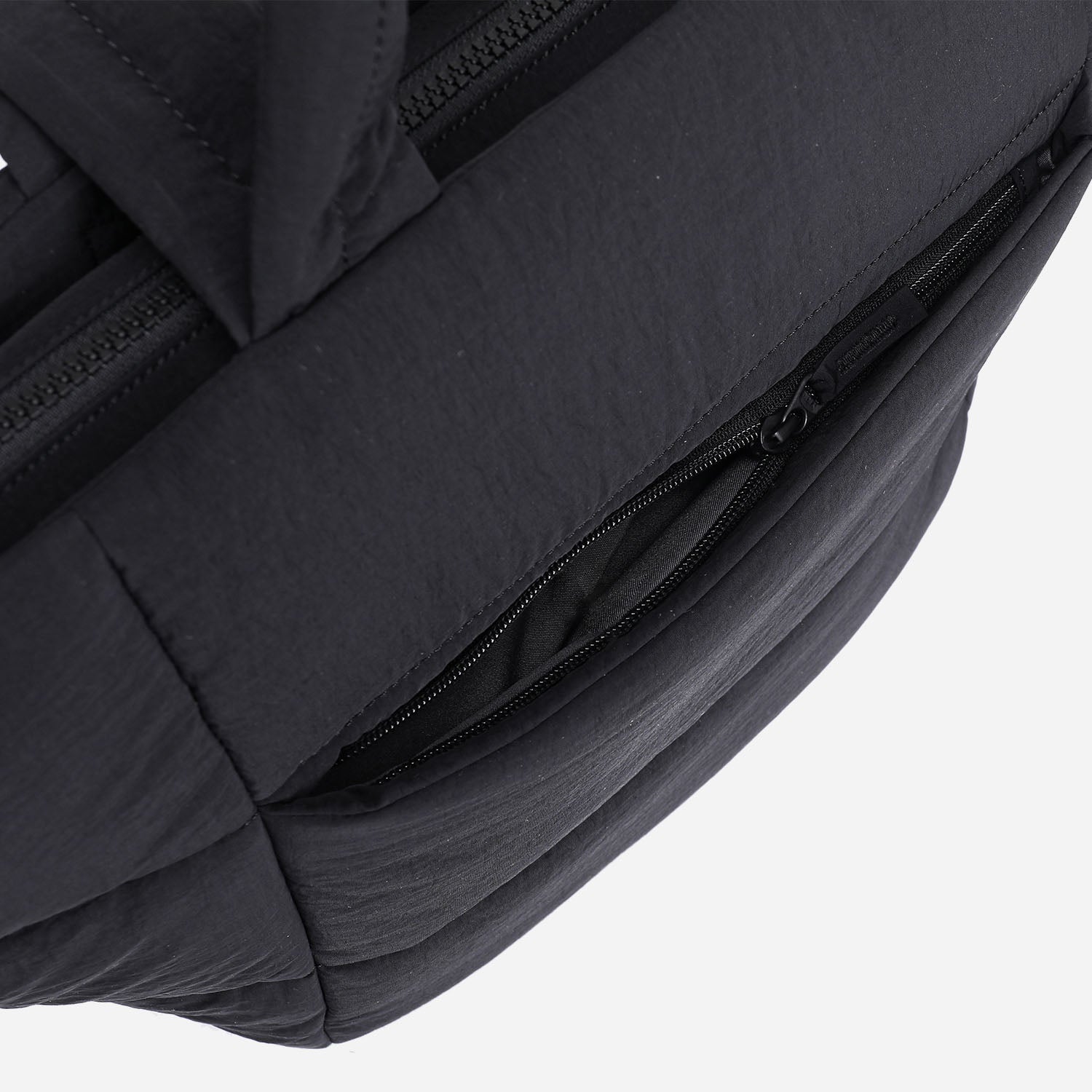 Puff Tote Bag Dude & Bestie (Black)