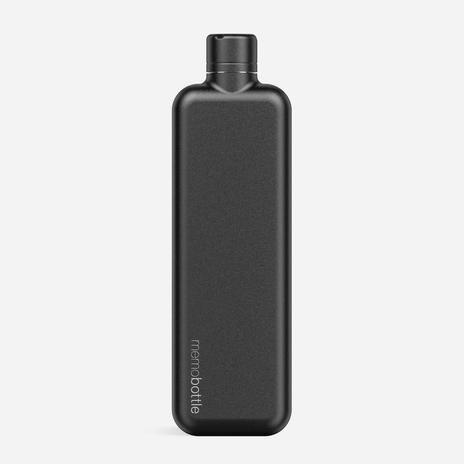 Slim memobottle (Stainless Steel) - Black