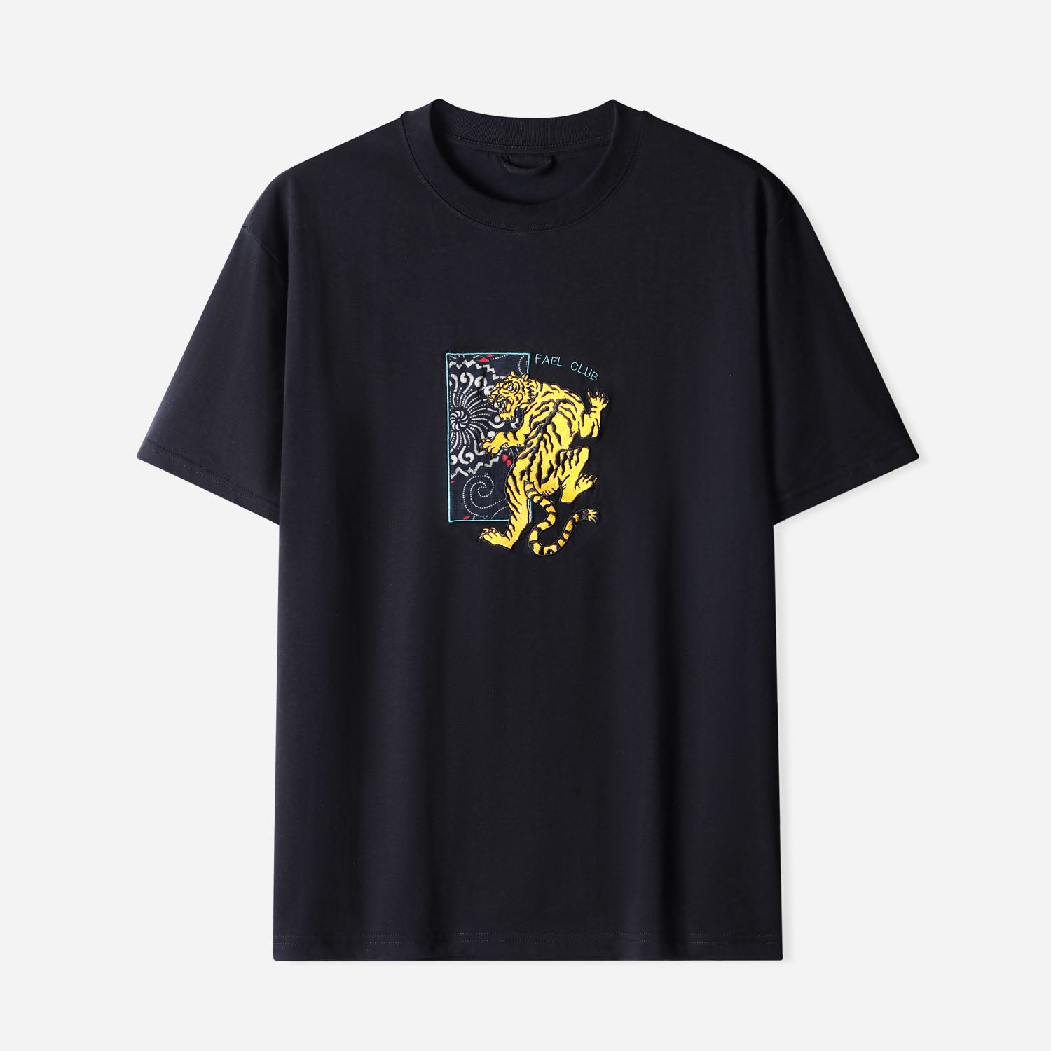 The Indigo Tiger Gate T-Shirt T-Shirt Dude & Bestie (Black)