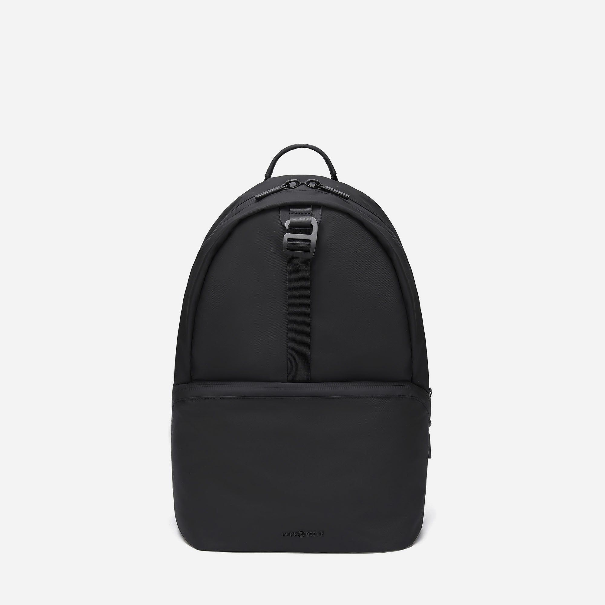 DOST正規品★TWO POCKET BUCKLE BACKPACK★UNISEX 2-zip classic school backpack (22 L) Sunset, black • MILAN