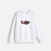 Swathshirt with Snake Embroidery - Majestic Eagle Sweatshirts Dude & Bestie (White)