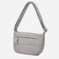 A light gray woven Corduroy Puff shoulder bag by Dude & Bestie Winter2026