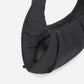 Puff Croissant Bag (Black)