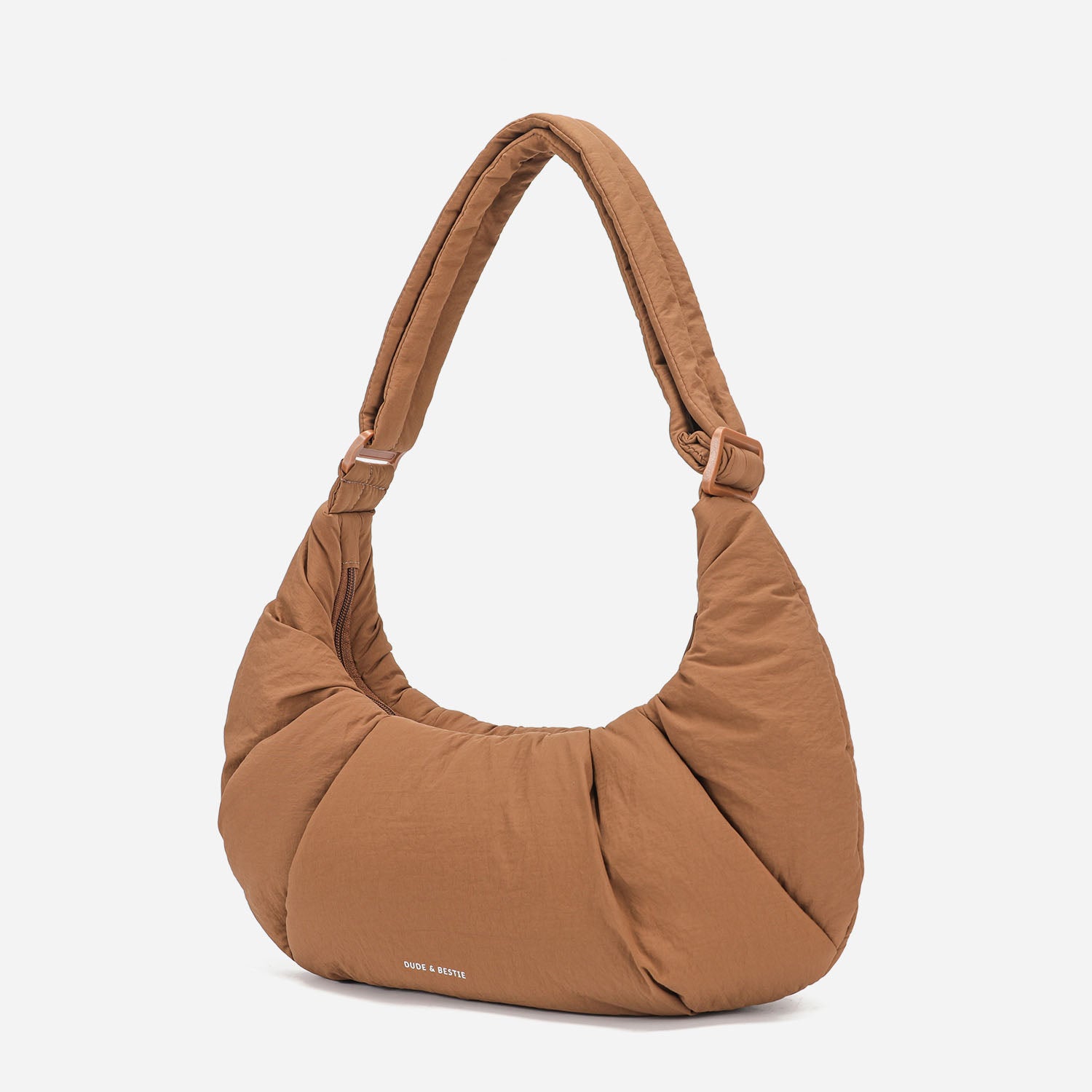 Puff Croissant Bag (Mocha Brown)