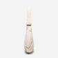Dude & Bestie Puff Croissant Bag in Milk White, lightweight cloud-shaped shoulder bag