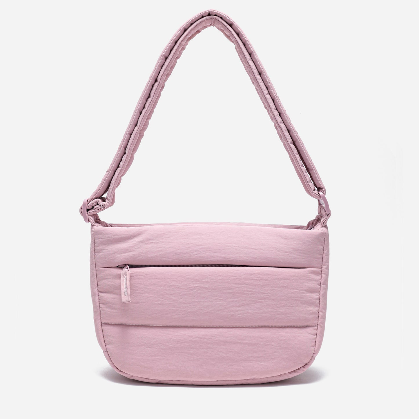 Dude & Bestie Puff Crossbody Bag in Baby Pink