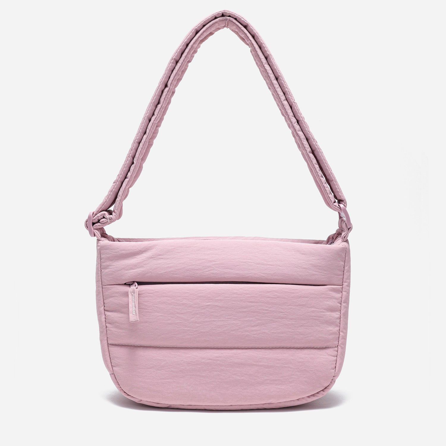 Dude & Bestie Puff Crossbody Bag in Baby Pink