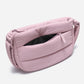 Dude & Bestie Puff Crossbody Bag in Baby Pink