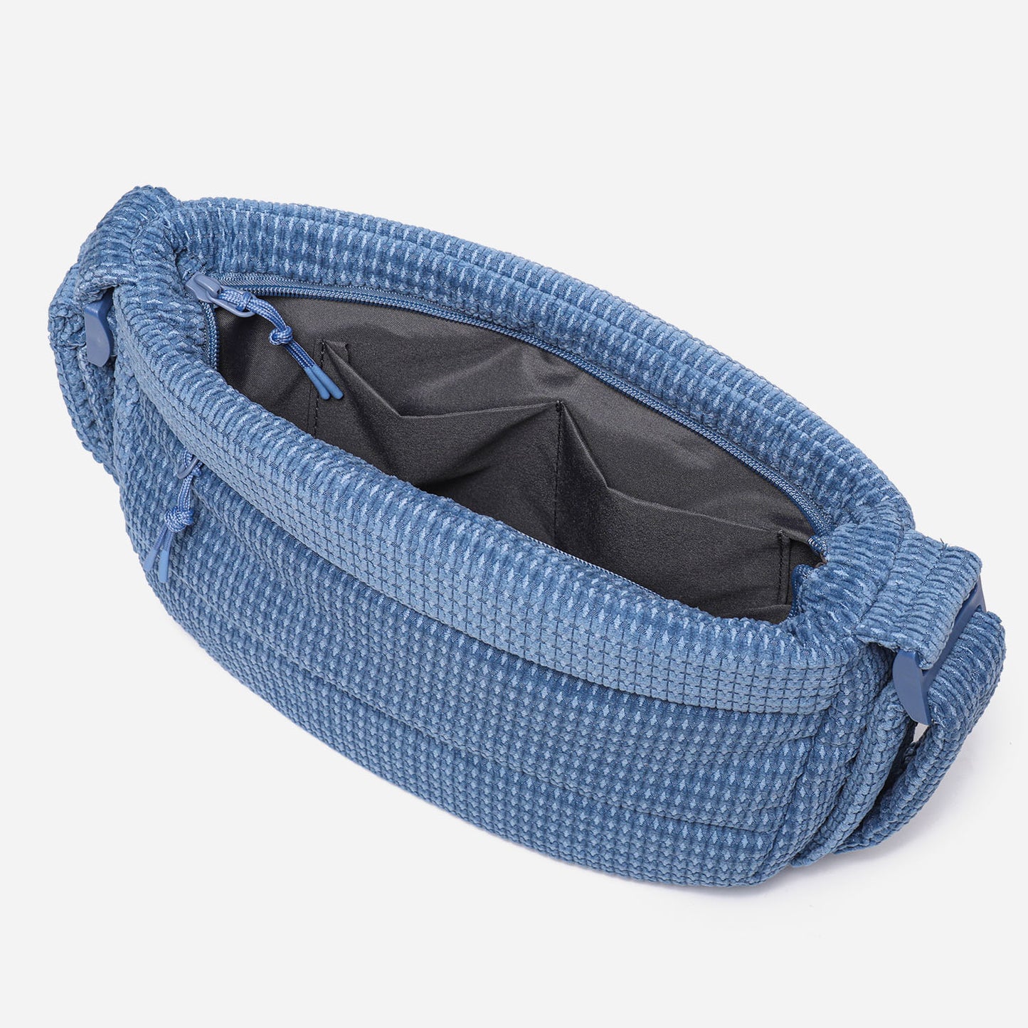 Puff Crossbody Bag Corduroy (Retro Blue)