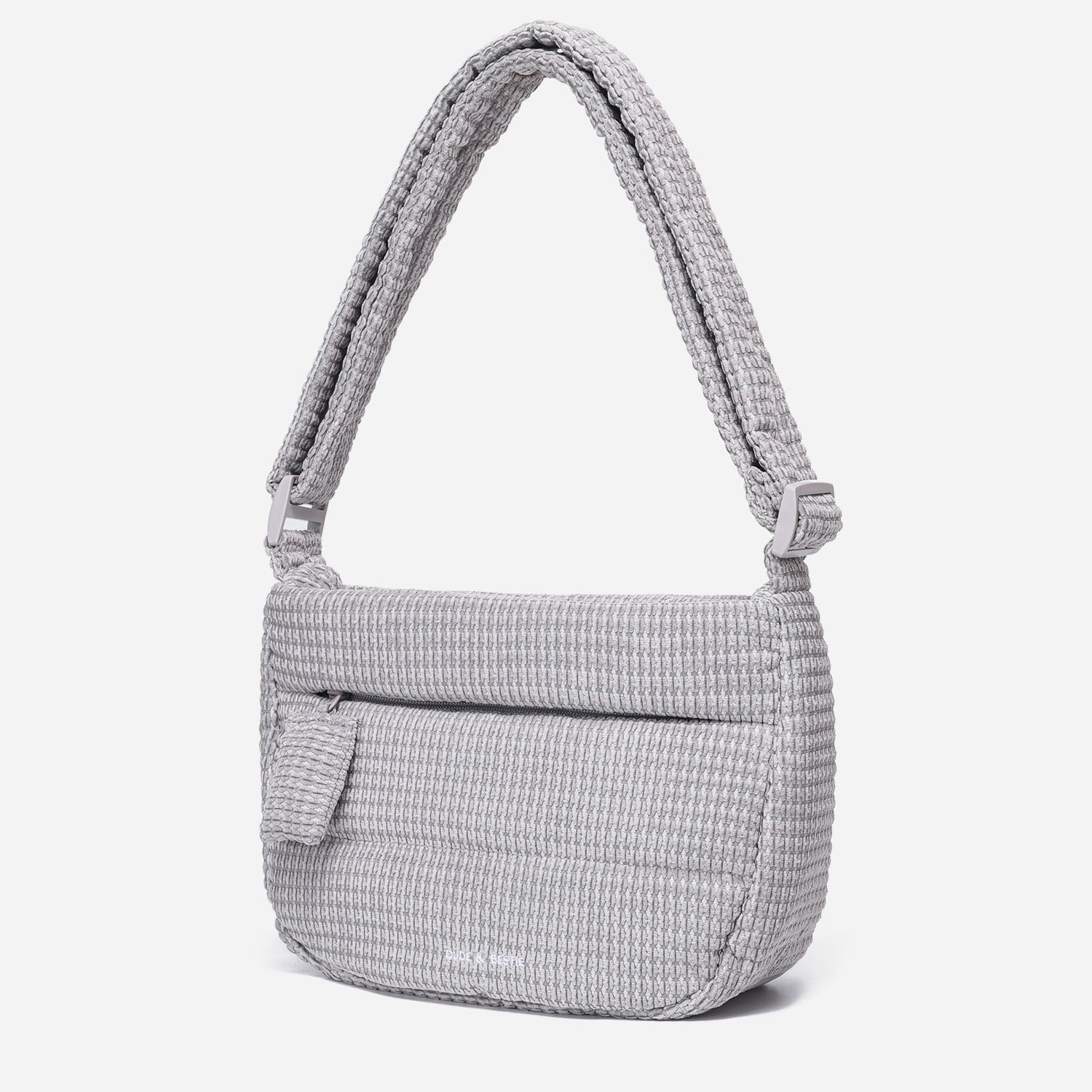 Puff Crossbody Bag Corduroy (Dove Gray)