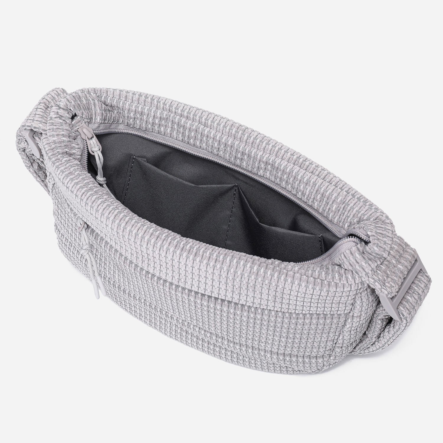 Puff Crossbody Bag Corduroy (Dove Gray)