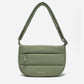 Dude & Bestie Puff Crossbody Bag in Khaki Green