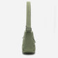 Dude & Bestie Puff Crossbody Bag in Khaki Green