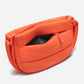 Dude & Bestie Puff Crossbody Bag in Bright Orange