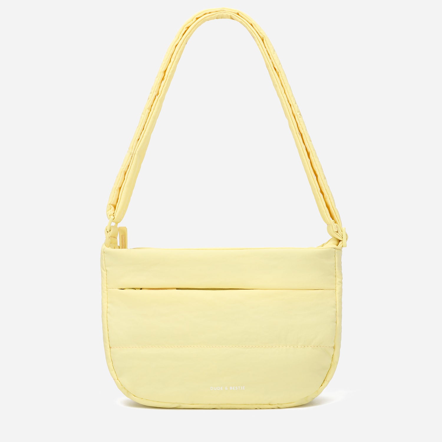 Dude & Bestie - Puff Crossbody Bag (Pale Yellow)
