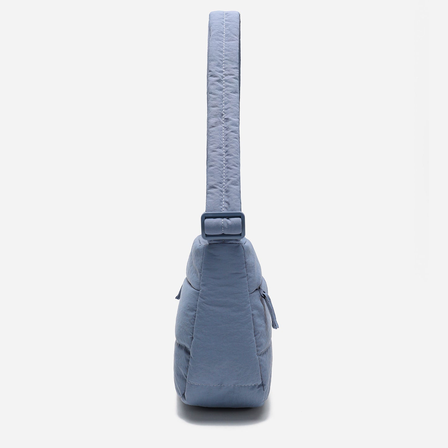 Dude & Bestie Puff Crossbody Bag in Slate Blue