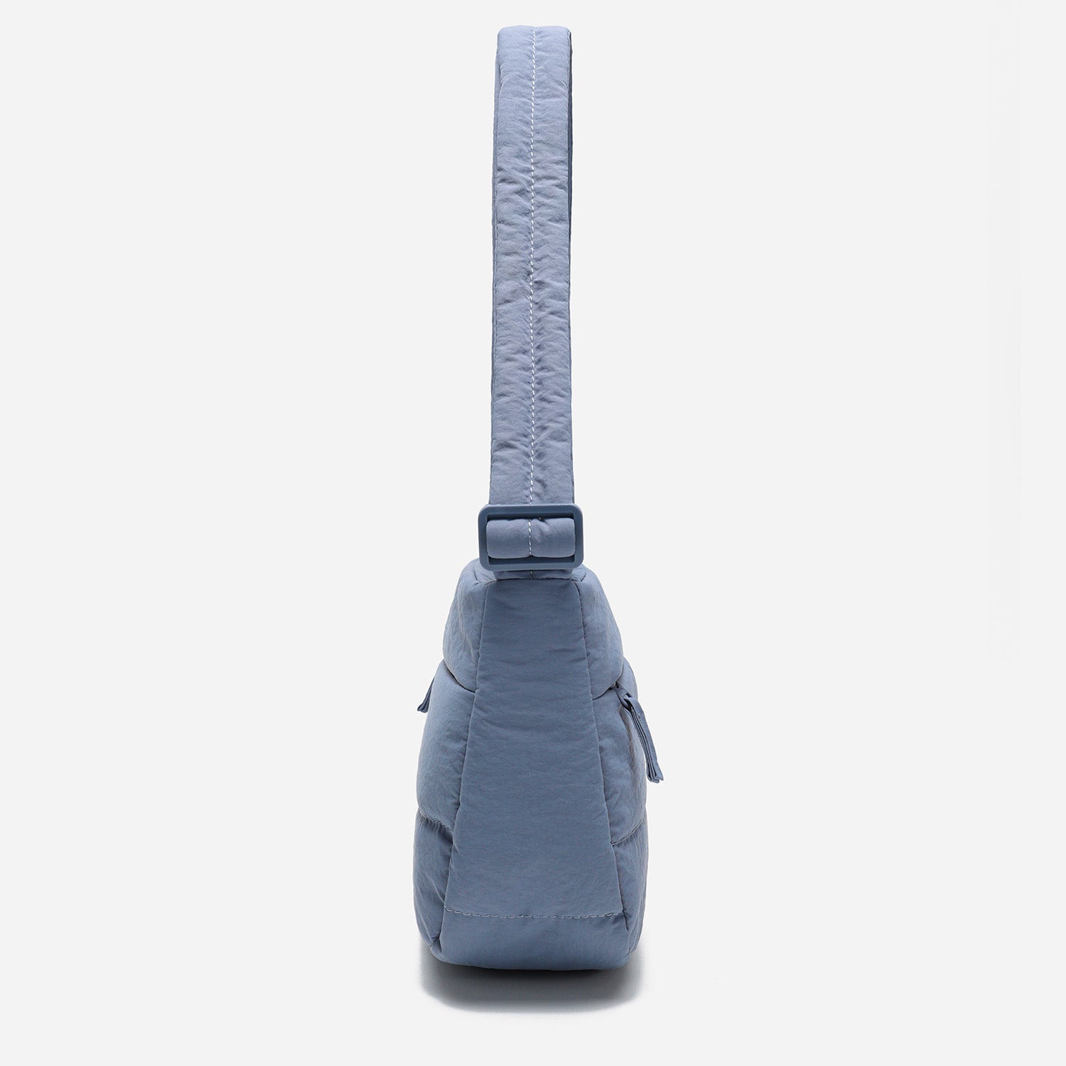 Dude & Bestie Puff Crossbody Bag in Slate Blue