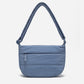 Dude & Bestie Puff Crossbody Bag in Slate Blue