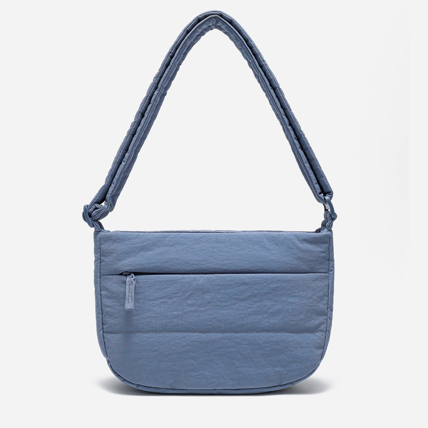 Dude & Bestie Puff Crossbody Bag in Slate Blue